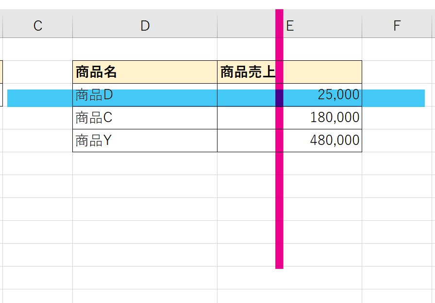 INDEX関数の説明の画像４